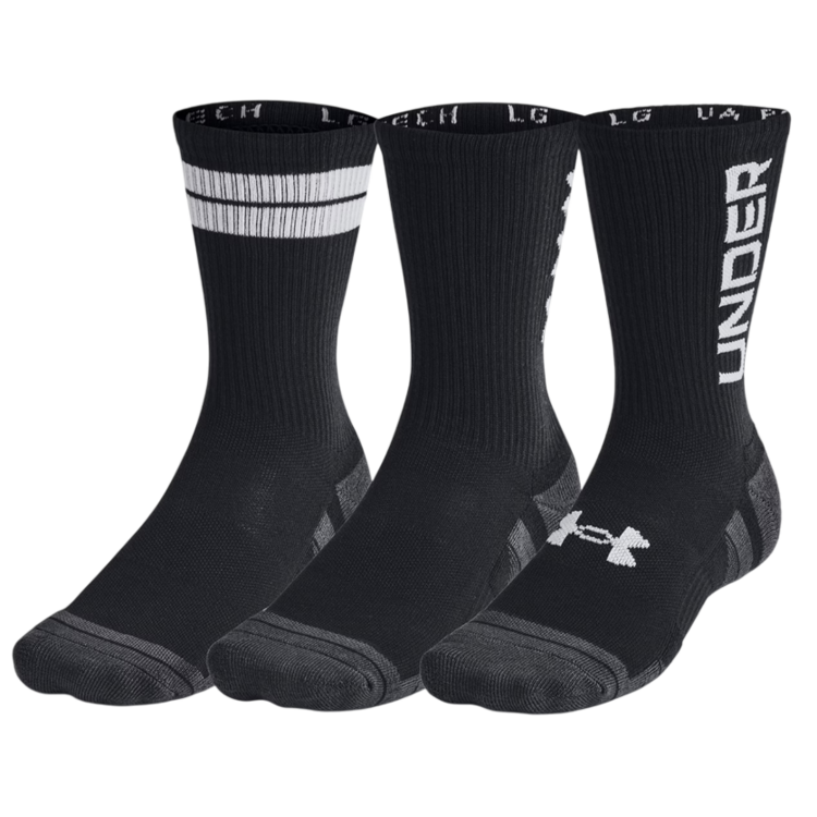 Añadir a la cesta UA UnisexPerformance Tech 3-Pack Crew Socks "Black" UA UnisexPerformance Tech 3-Pack Crew Socks "Black"