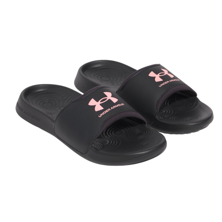 UA Women's Ignite Select Slides "Black-Pink Vortex"