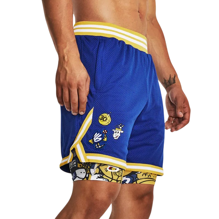 Under Armour Basketball Curry Mesh Short 2 "Royal Blue"