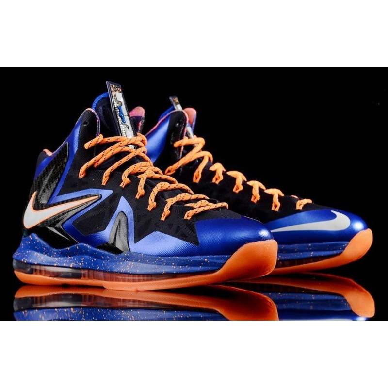 Lebron X P.S. Elite Superhero 400 azul naranja negro