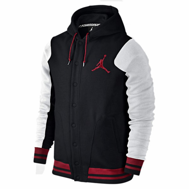 Sudadera jordan negra y blanca shop