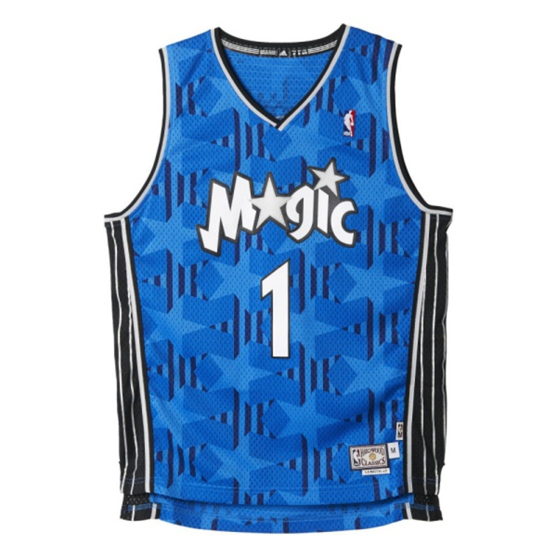 Adidas Camiseta Swingman Tracy McGrady Orlando Magic azul negro