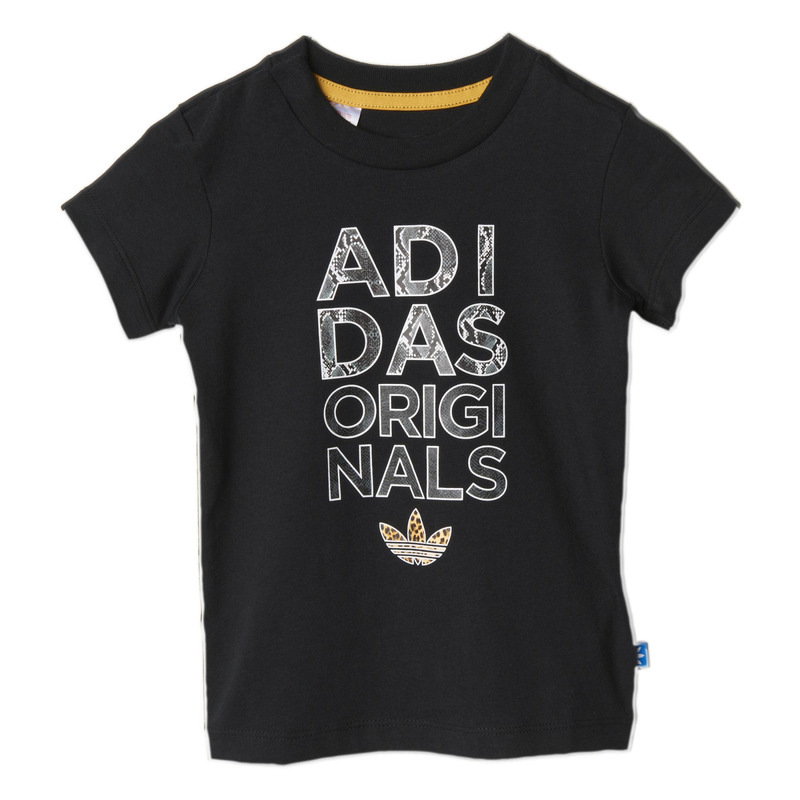 Adidas Originals Bebe Camiseta Celebration Snake Leopard negr