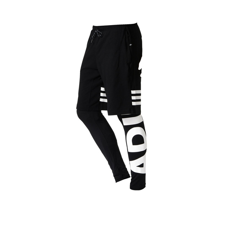 Adidas Short Malla Essentials Linear 3S negro blanco