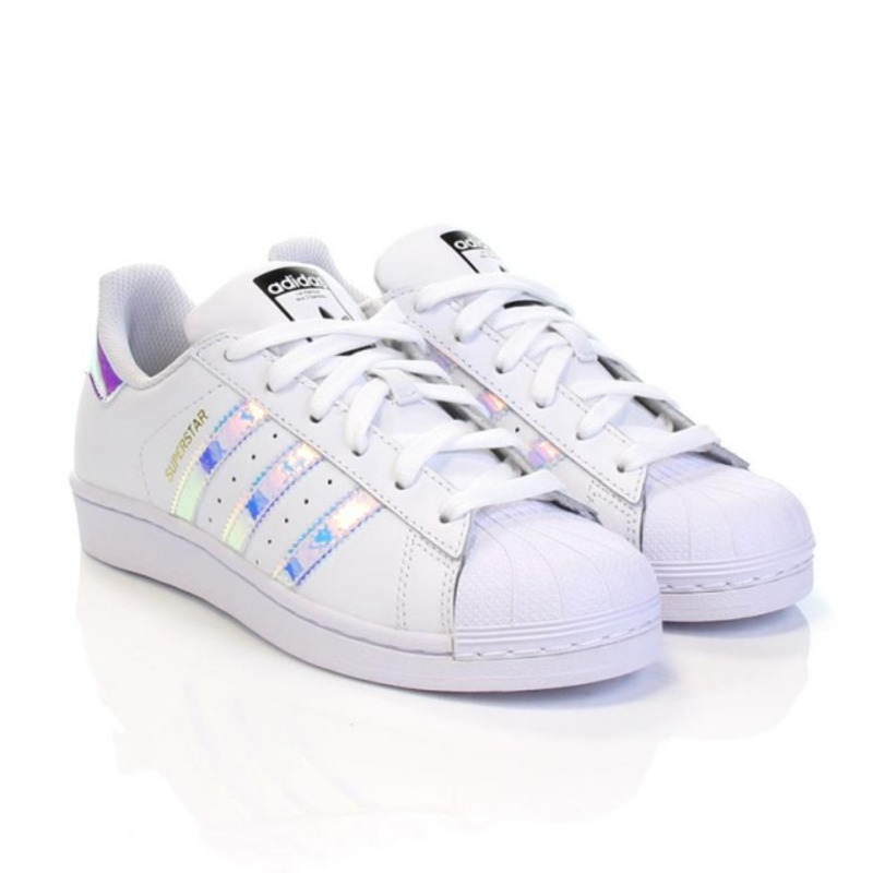 Adidas Originals SUPERSTAR J blanco tornasol