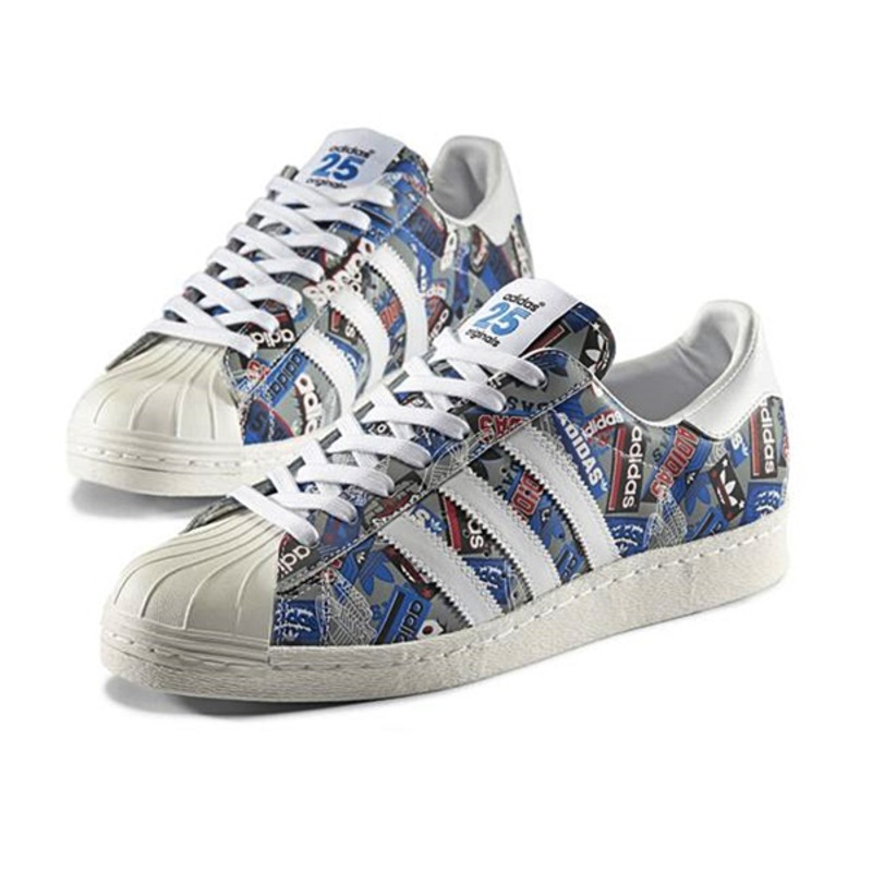 Adidas Originals SUPERSTAR 80 s Pioneers by NIGO blanco crema m
