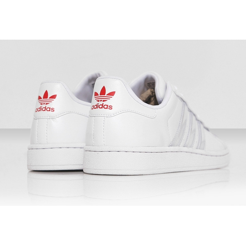 Adidas superstar blanco con rojo shop