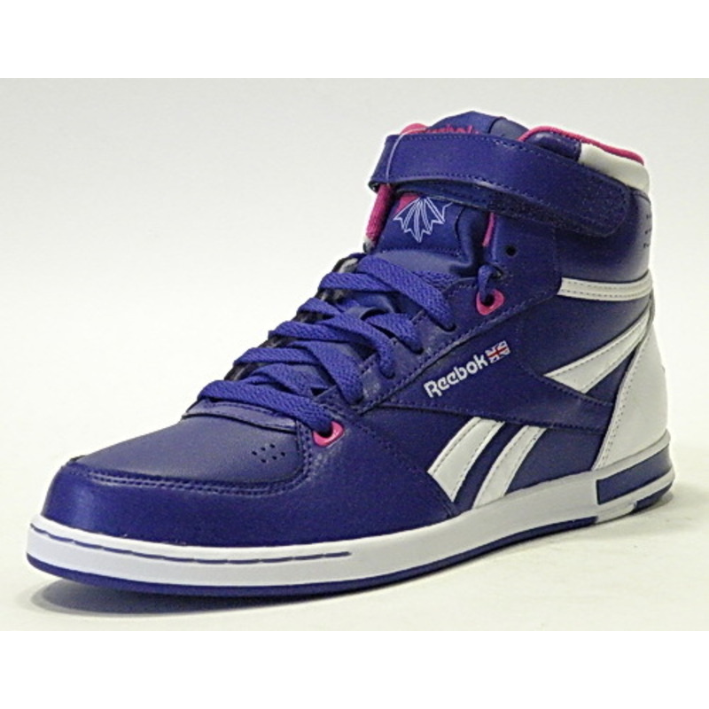 Reebok CL Hialeah Mid Mujer malva blanco