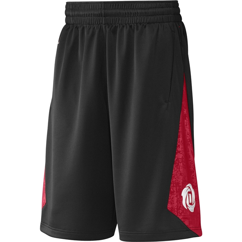 Adidas D Rose City 2 Short negro rojo manelsanchez