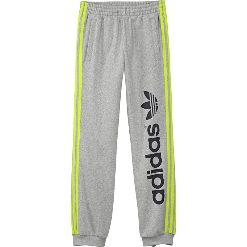 Adidas Original Pantalon Fun H Flock Nino gris lima
