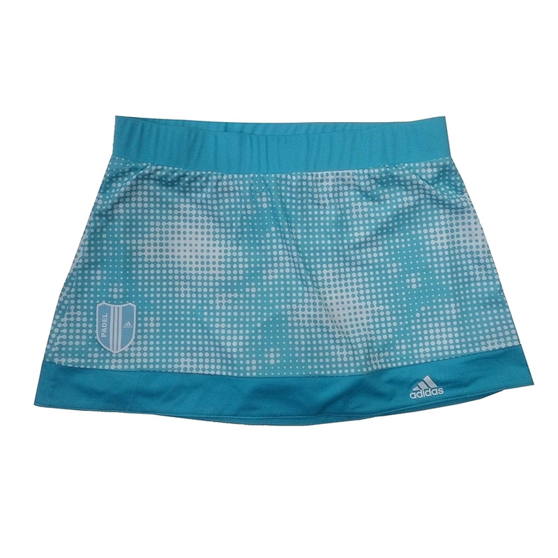 Adidas Falda Padel Mujer Galaxy Print Skort turquesa blanco