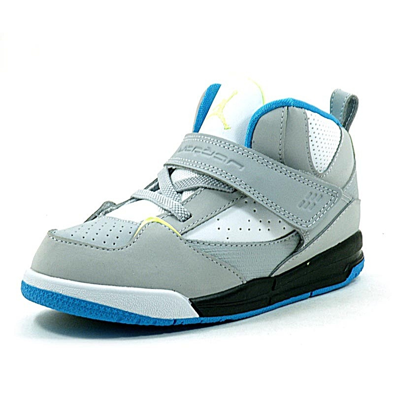 Jordan Flight 45 High TD 20 27 016 gris azul lima negro