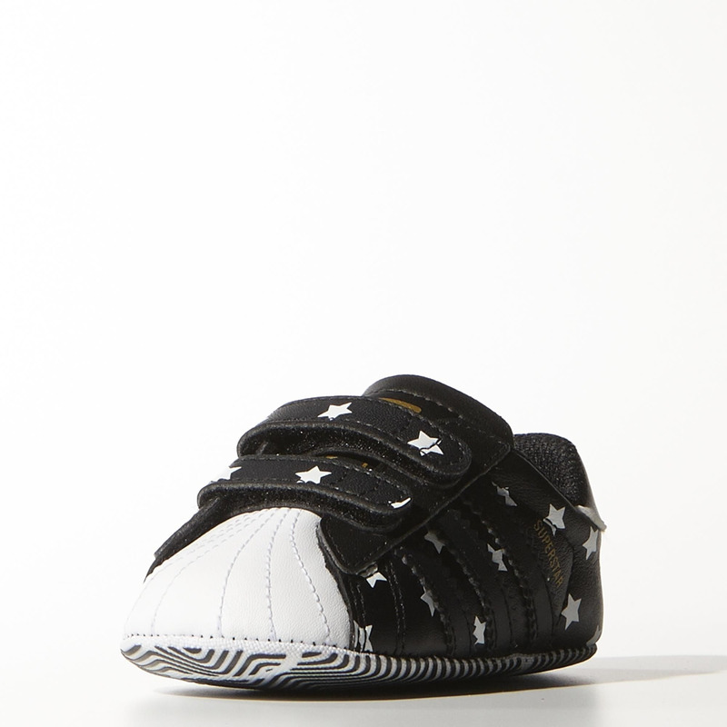 Adidas Originals Zapatillas Bebe Superstar Crib negro blanco