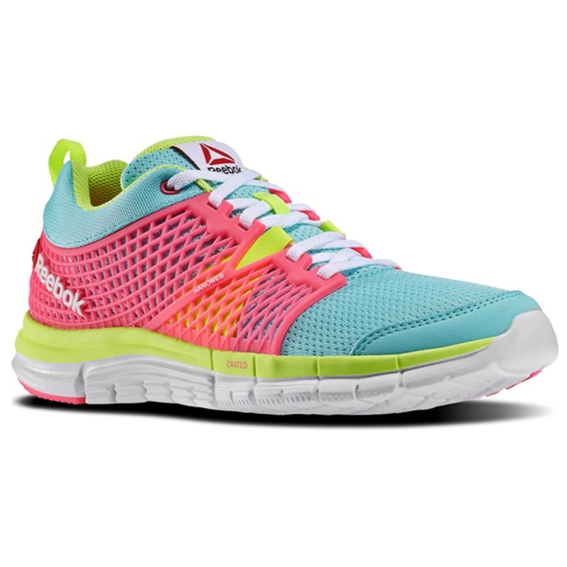 Reebok ZQuick Dash Junior turquesa rosa amarillo