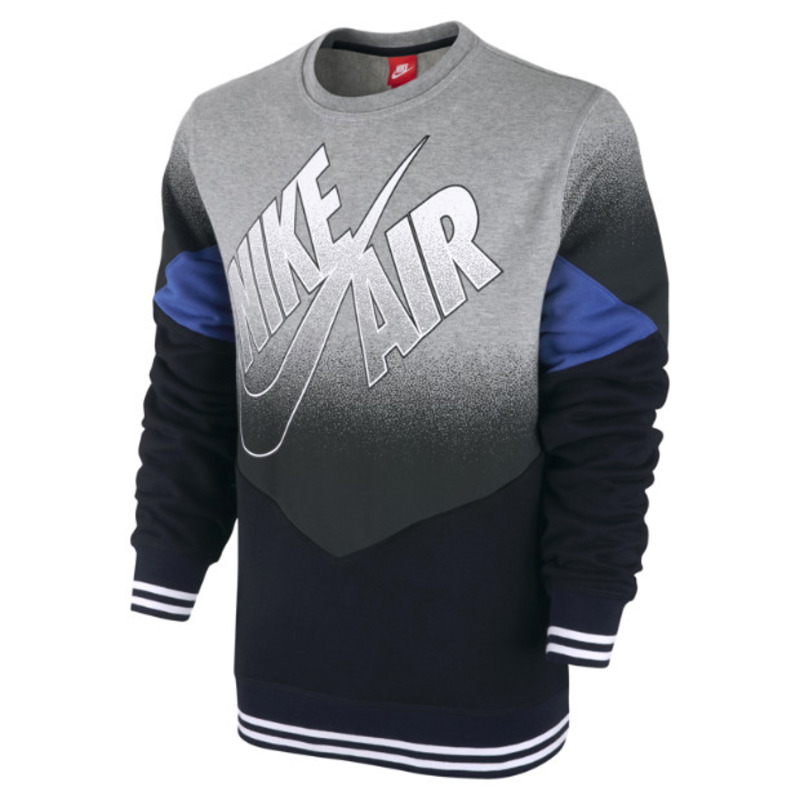 Nike Sudadera Air Pivot Crew 065 negro gris azul