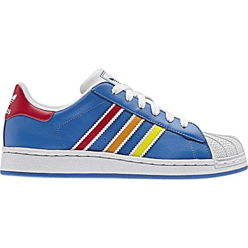 Adidas superstar azul con rojo on sale
