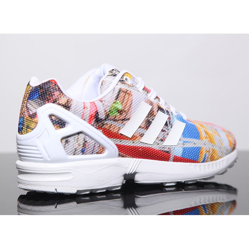 Adidas Originals ZX Flux Palm Beach blanco multicolor