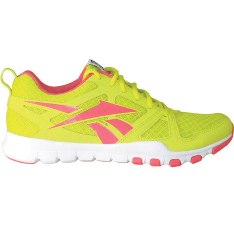 Reebok Zapatillas Mujer Sublite TR verde solar coral blanco