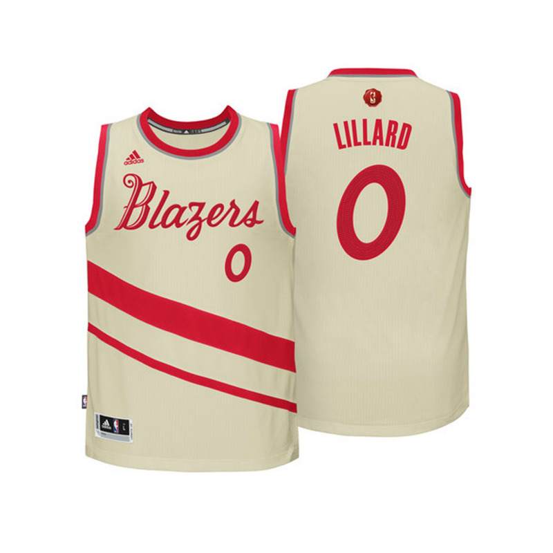 Trail blazers christmas jersey discount