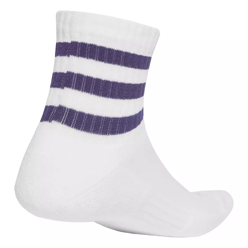 Adidas  3-Stripes Cushioned Low-Cut Socks 3 Pairs "White"