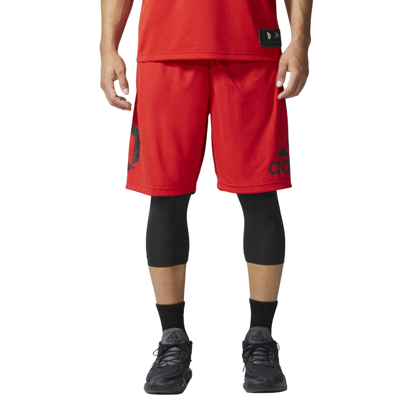 Adidas Dame Foundation Two in One Shorts Scarlet