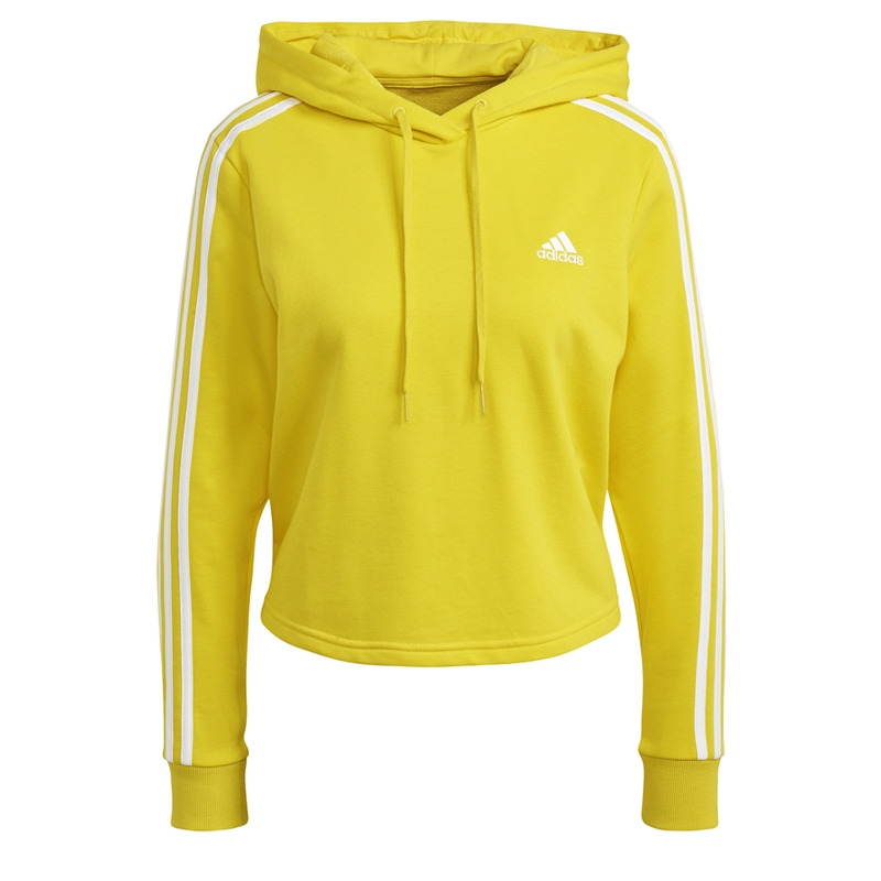 Adidas cropped hoodie shop yellow