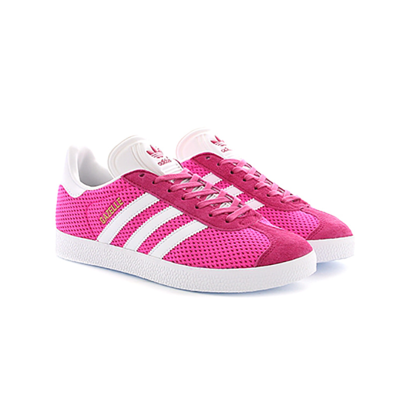 Adidas Originals Gazelle shock pink white pink