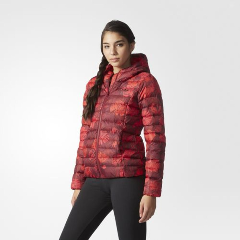 Adidas Originals Slim Jacket AOP bold red