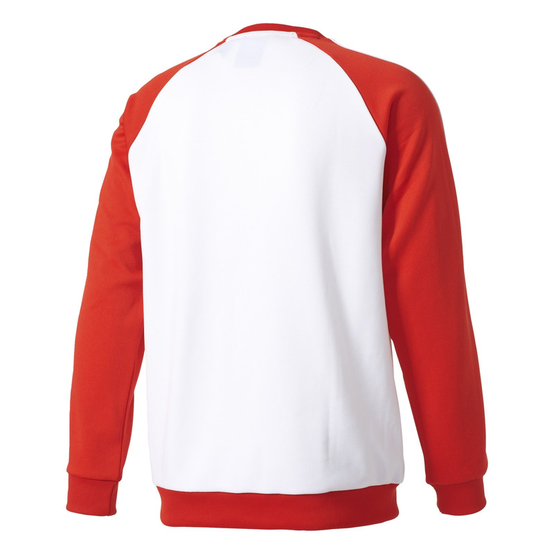 Adidas Originals Superstar Crew blanco rojo