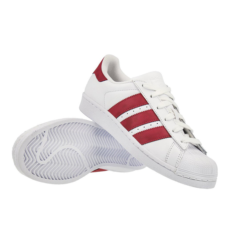 Adidas superstar bordeaux coutless rood