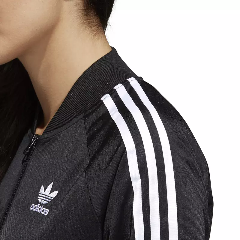 adidas gazelle silver green womens Pre-owned adidas Track Jacket Size 40 Streetwear – Black three-stripe main image 1