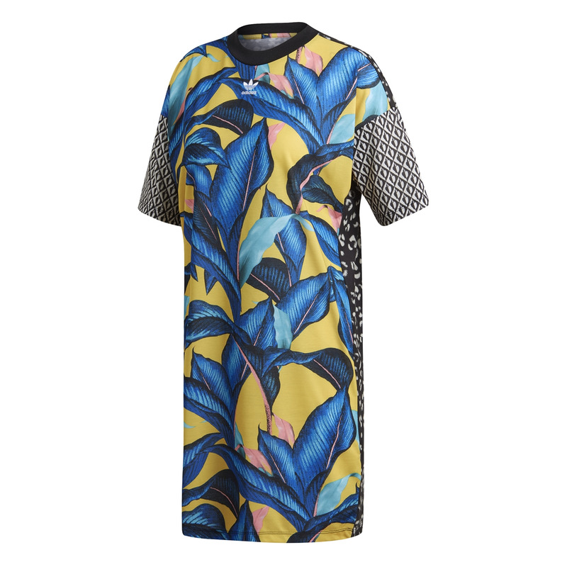 ADIDAS ORIGINALS TEE DRESS TROPICAL PASSINHO MULTICOLOR