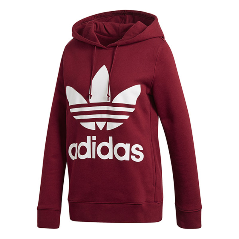 Adidas Originals Trefoil Hoodie W Burgundy