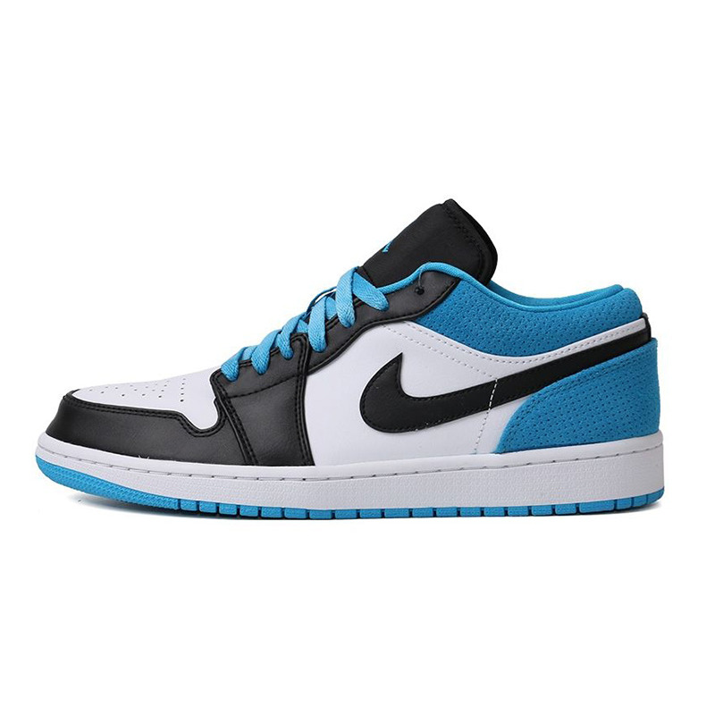 nike air jordan 1 retro low se black laser blue