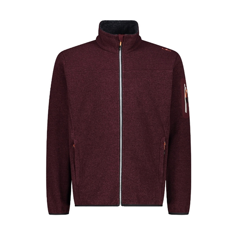 Campagnolo Men s Jacquard Knit Tech Fleece Burgundy