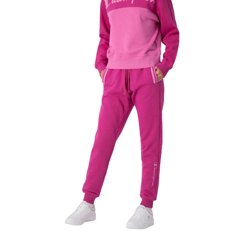 Champion Legacy Plush Pants with Colorful Details Pink