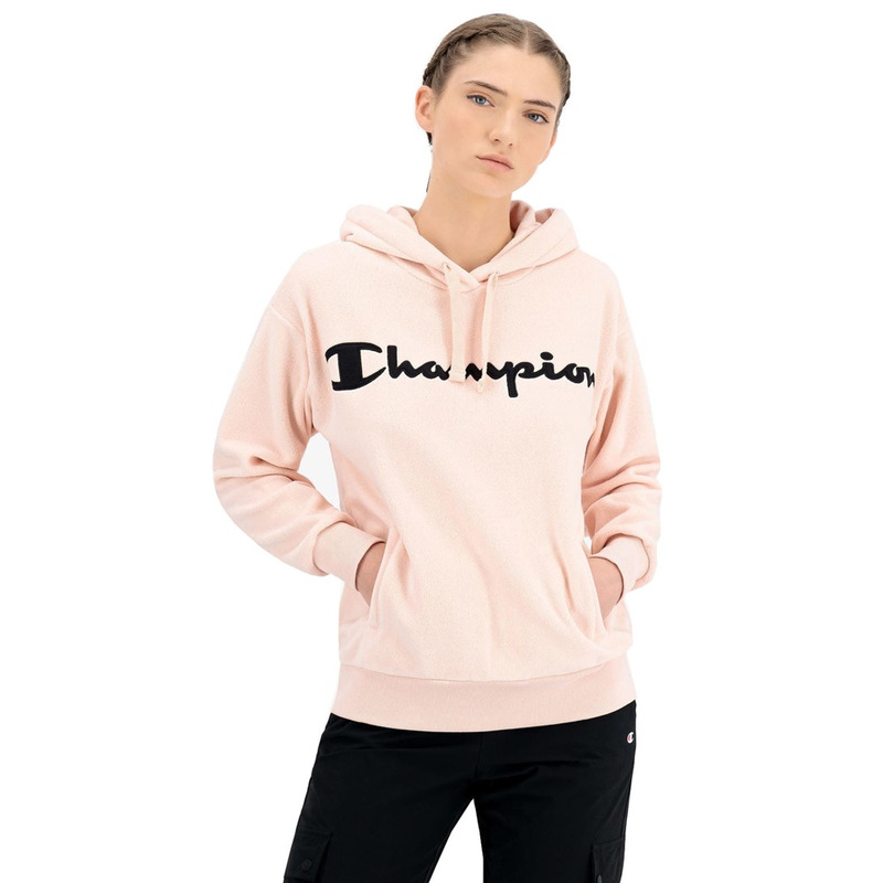Champion script hotsell logo rose hoodie