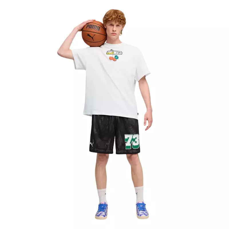 Commissioner Dylan Reversible AOP 7" Short "Black-AOP"