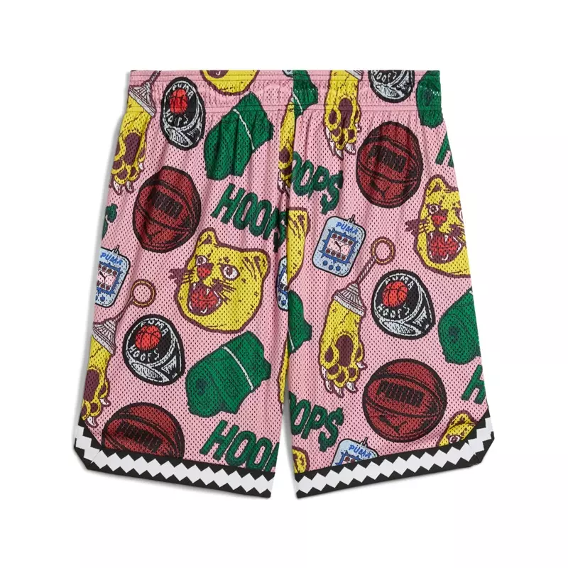Commissioner Dylan Reversible AOP 7" Short "Black-AOP"