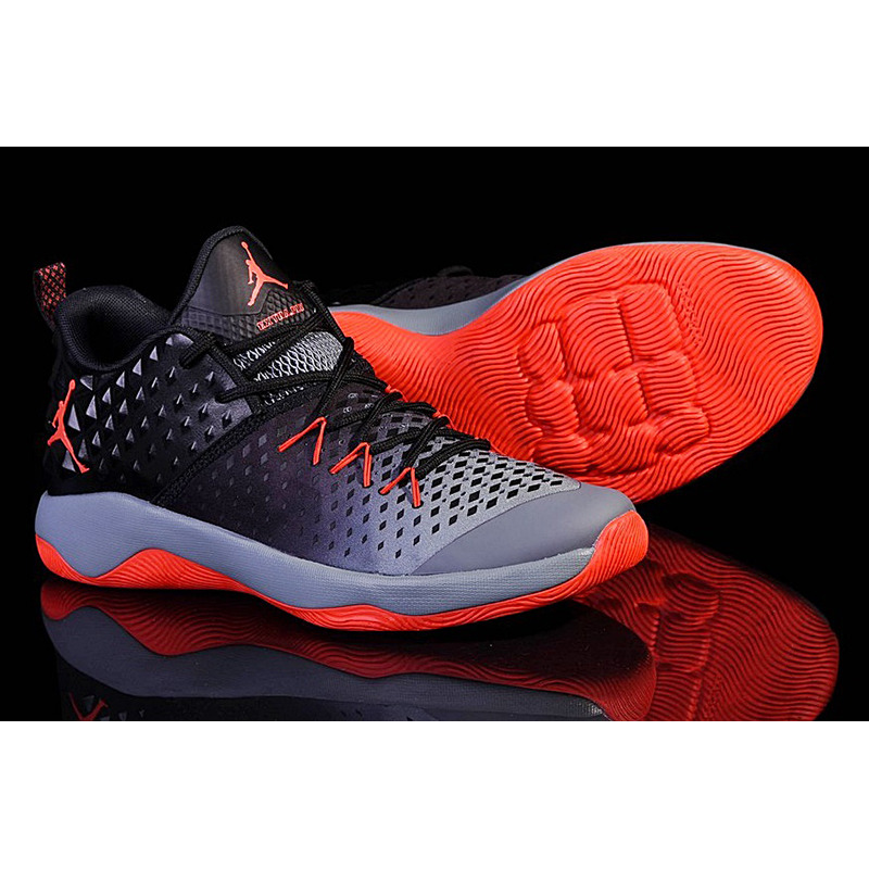 Jordan Extra Fly Grey Boy 018 greyred orange black