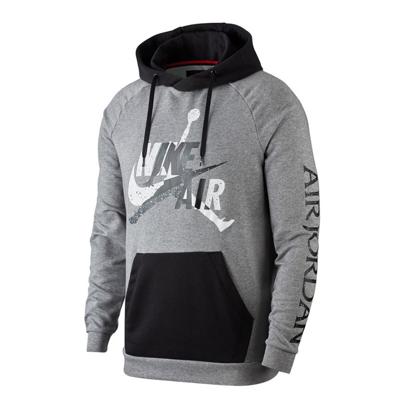 Jordan Jumpman Classics Fleece Pullover Hoodie CarbonHeather