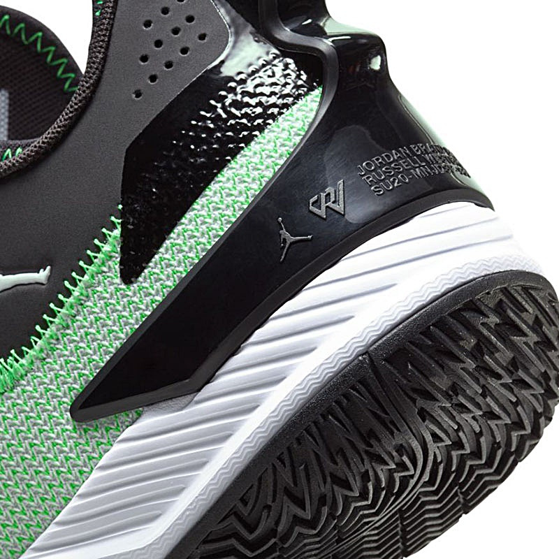tenis jordan westbrook one take rage green