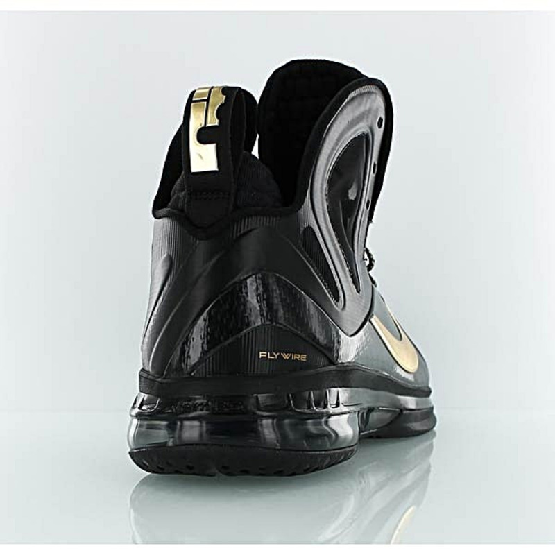 Nike Lebron 9 P.S. Elite Away 002 negro dorado