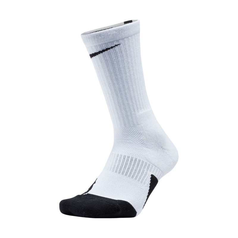 Nike Dry Elite 1.5 Crew Basketball Sock (100/white/black)