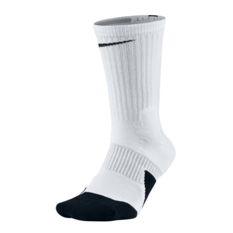 Nike Dry Elite 1.5 Crew Basketball Sock (100/white/black)