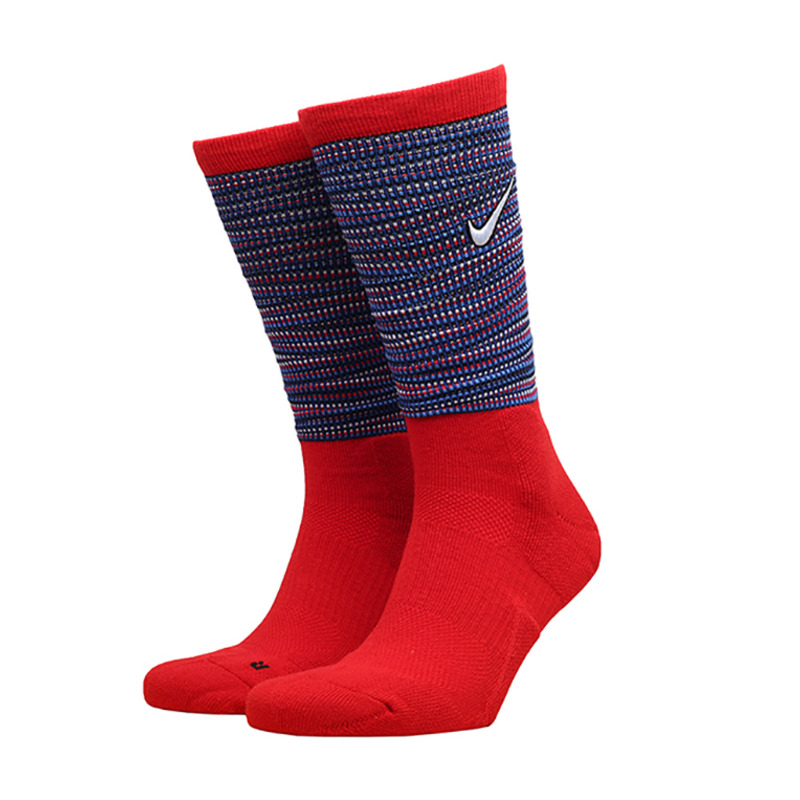 Red nike elite sales socks