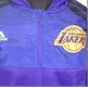 Adidas Chaqueta Junior Angeles Lakers (purpura/negro/amarillo)