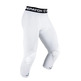 3/4 Tights with Knee Padding "White"