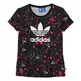 Adidas Originals Camiseta Mujer Trefoil Flower (negro/multicolor)