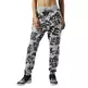 Reebok Dance Pantalón Mujer Printed Knit Drop Crotch (gris/negro)